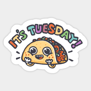 Its tuesday Sticker